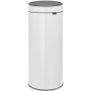Brabantia Touch Bin New acél nyomófedeles szemetes - fehér 30L