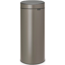 Brabantia Touch Bin New acél nyomófedeles szemetes - platinaszürke 30L szemetes
