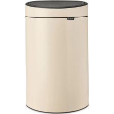 Brabantia Touch Bin New Soft-Touch nyomófedeles hulladékgyűjtő belső tartállyal ovális 40L - L méret acél világos bézs - 200748 szemetes
