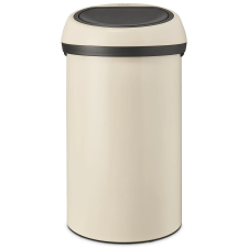 Brabantia Touch Bin New XXL acél nyomófedeles szemetes - világos bézs 60L szemetes