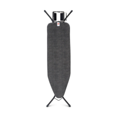 Brabantia vasalódeszka B 1003335, 124x38 cm, 7 állítható pozíció, Vasalóállvány, Fekete vasalódeszka