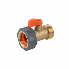 Bradas BRASS SOFT 3/4" BM csapcsatlakozó szeleppel 3/4" KM kimenettel öntözéstechnikai alkatrész