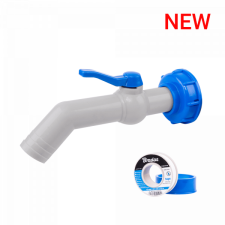 Bradas IBC CSATLAKOZÓ KÉSZLET 45°-OS CSAPPAL 1″ öntözéstechnikai alkatrész