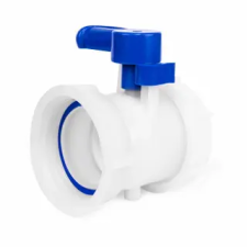 Bradas IBC GW S100x8 pillangószelep GZ S100x8 kimenettel öntözéstechnikai alkatrész