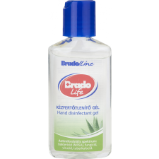 Bradolife Bradolife kézfertőtlenítő gél aloe vera 50 ml tisztító- és takarítószer, higiénia