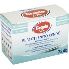 Bradolife fertőtlenítő kendő 25db (16033) (brado16033) tisztító- és takarítószer, higiénia