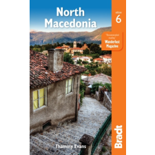 Bradt Travel Guides North Macedonia útikönyv Bradt Észak-Macedónia útikönyv 2019 angol térkép