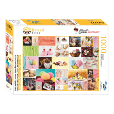 Brain Tree Puzzle A fagylaltok világa 1000 db puzzle, kirakós
