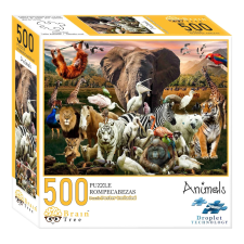  Brain Tree puzzle állatok 500 darabos puzzle, kirakós