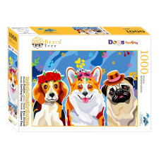 Brain Tree Puzzle Kutya család 1000 db puzzle, kirakós