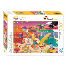 Brain Tree Puzzle Naplemente a tengerparton 1000 db puzzle, kirakós