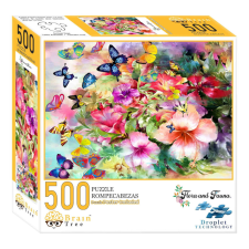 Brain Tree Puzzle Virágok és Pillangók 500 db puzzle, kirakós