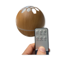 BrainMax Aromadiffúzor LIGHT WOOD világítással és távirányítóval illóolaj párologtató