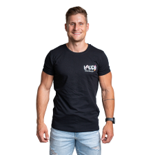 BrainMax Férfi BrainMax Lauf póló, fekete Méret: XL férfi póló