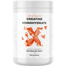 BrainMax kreatin-monohidrát, kreatin-monohidrát, 500 g vitamin és táplálékkiegészítő