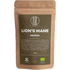 BrainMax Pure Lion's Mane (Hericium) por, BIO 100g  *CZ-BIO-001 certifikát reform élelmiszer