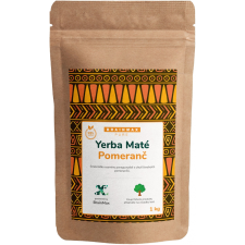 BrainMax Pure Organic Yerba Maté - Narancs, 1000 g reform élelmiszer