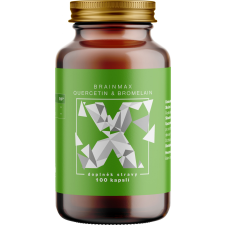 BrainMax Quercetin & Bromelain, Quercetin és Bromelain, 100 növényi kapszula vitamin és táplálékkiegészítő