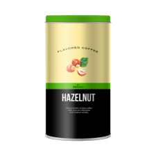 Brando Caffe Mogyoró ízű szemes kávé elegáns fémdobozban kávé