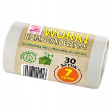 BRATEK Erős környezetbarát szemeteszsák 7 l, 30 db (5906731291913) tisztító- és takarítószer, higiénia