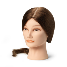  BRATT szemléltetőfej 100% Emberi hajból Barna (45-50 cm hajhossz) Ref.: 9861 (REF.: 9861) hajápoló eszköz