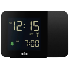Braun BC15B-DCF rádiójel vezérlésű ébresztőóra fekete (BC15B-DCF) ébresztőóra