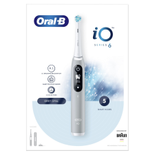 Braun Oral-B iO6 elektromos fogkefe, opálszürke elektromos fogkefe