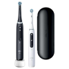 Braun Oral-B iO Series 4 Szónikus Elektromos fogkefe szett, Fekete-Fehér