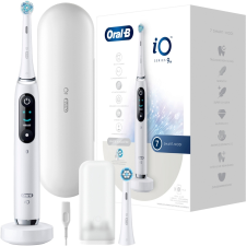 Braun Oral-B iO Series 9N, elektromos fogkefe fehér, fehér alabástrom elektromos fogkefe