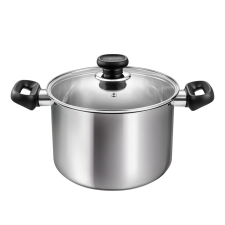 BRAVA Fazék fedővel ø 22 cm, 5,5 l edény