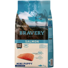 Bravery Bravery Salmon Mini Puppy Small Breeds kutyatáp – 7 kg kutyaeledel