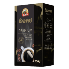 Bravos Bravos premium őrölt kávé 100% Arabica 250g alapvető élelmiszer