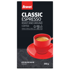 Bravos classis espresso őrölt kávé 250g alapvető élelmiszer