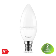 Braytron Led lámpa gyertya E-14 7W C37 természetes fehér Braytron izzó