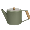 Bredemeijer Boston Duplafalú teáskanna, kapacitás: 1,10 liter, magasság: 150 mm, zöld