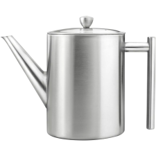 Bredemeijer Cylindre Teáskanna rozsdamentes acélból, dupla falú, űrtartalom: 1,20 liter vízforraló és teáskanna