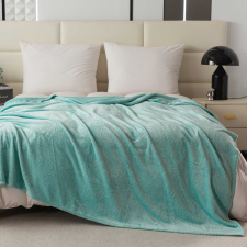BREEZE mentol mikroplüss pléd mintával Méret: 160 x 200 cm lakástextília