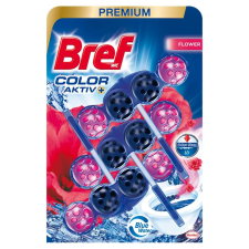 BREF Blue Aktiv WC frissítő Fresh Flowers (3x50g) tisztító- és takarítószer, higiénia