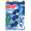 BREF Color Aktiv golyós WC illatosító Eukaliptusz 3x50g