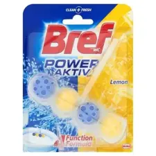 BREF Toalett illatosító golyó Bref Aktiv Citrom 50gr-os tisztító- és takarítószer, higiénia
