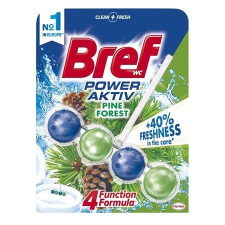 BREF WC illatosító golyók, 50 g, BREF &quot;Power Aktiv&quot;, fenyő tisztító- és takarítószer, higiénia
