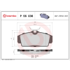 BREMBO fékbetétkészlet, tárcsafék BREMBO P 56 036