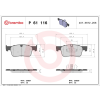 BREMBO fékbetétkészlet, tárcsafék BREMBO P 61 116