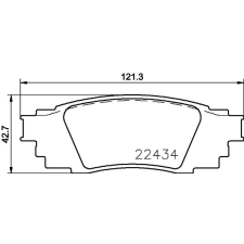 BREMBO fékbetétkészlet, tárcsafék BREMBO P 83 160 autóalkatrész