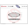 BREMBO fékbetétkészlet, tárcsafék P 15 006