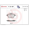 BREMBO fékbetétkészlet, tárcsafék P 23 067