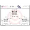 BREMBO fékbetétkészlet, tárcsafék P 23 074