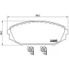 BREMBO fékbetétkészlet, tárcsafék P 28 049
