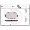 BREMBO fékbetétkészlet, tárcsafék P 49 020