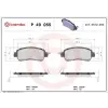 BREMBO fékbetétkészlet, tárcsafék P 49 055